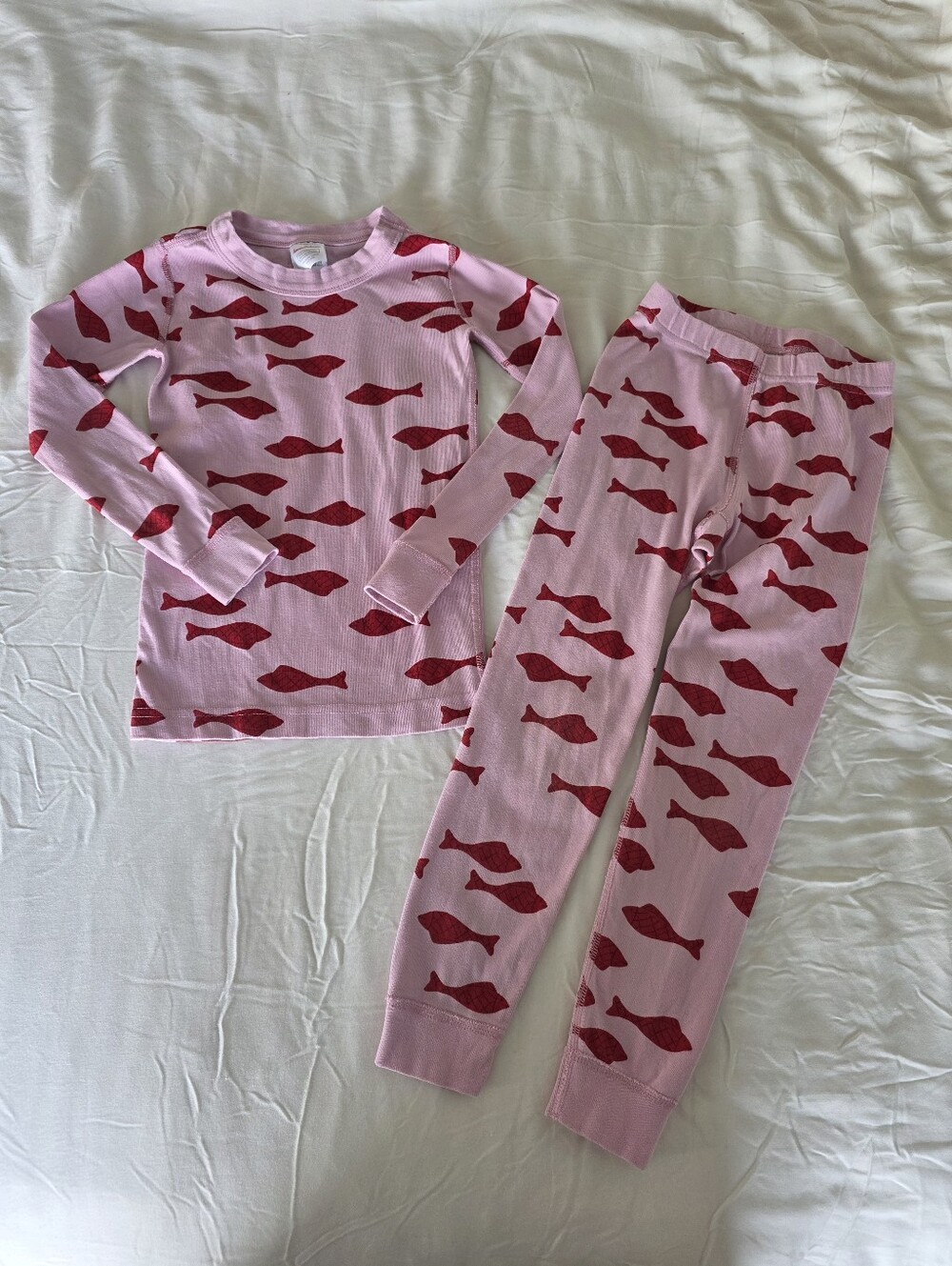 hanna andersson fish pjs size 5